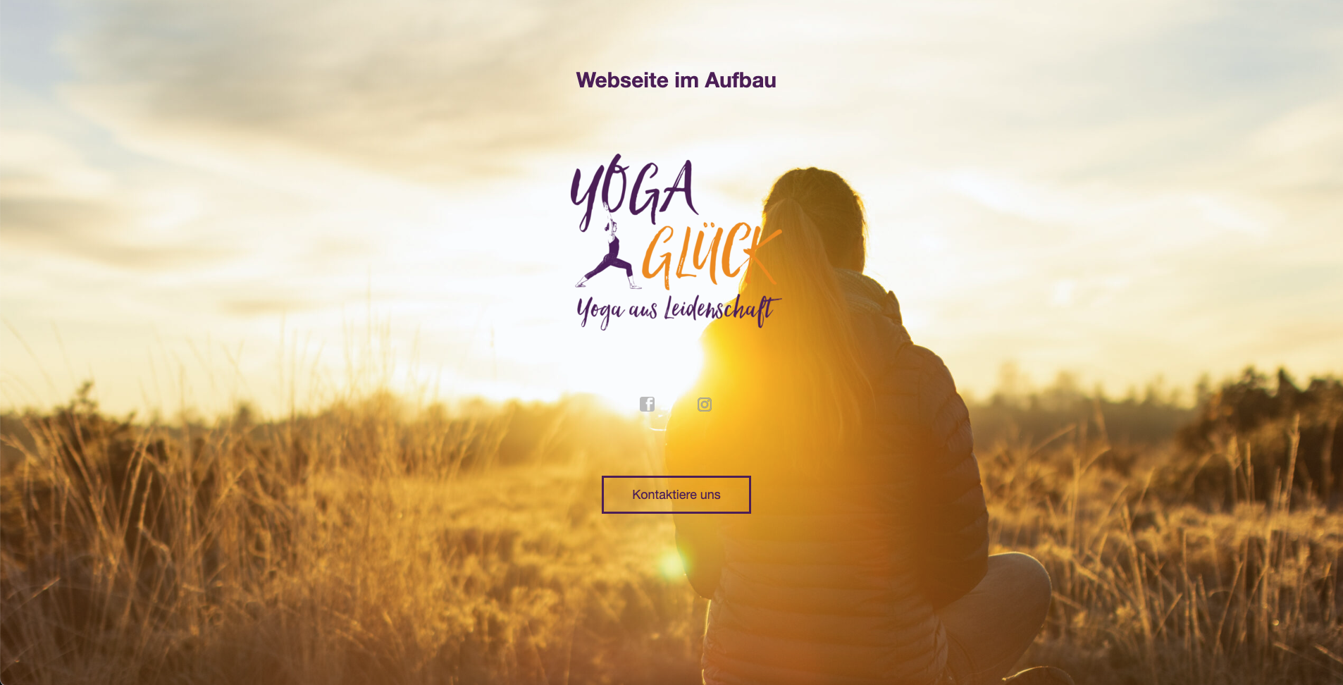 Yogaglueck Wartungsseite